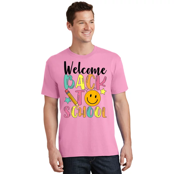 Welcome Back To School First Day Of School Teachers T-Shirt