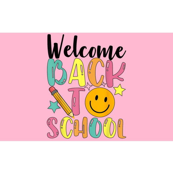 Welcome Back To School First Day Of School Teachers Bumper Sticker