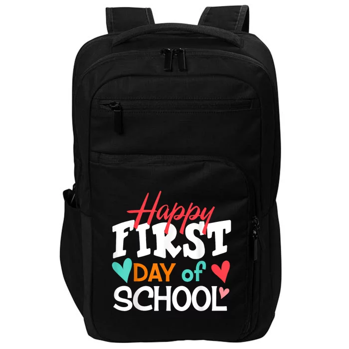 Welcome Back To School First Day Of School Teachers Kids Impact Tech Backpack