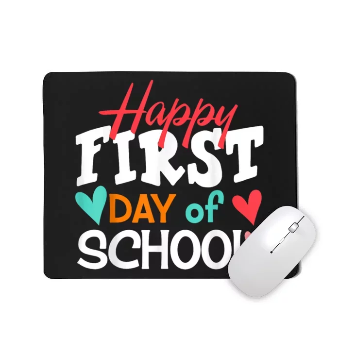 Welcome Back To School First Day Of School Teachers Kids Mousepad