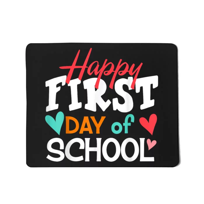 Welcome Back To School First Day Of School Teachers Kids Mousepad