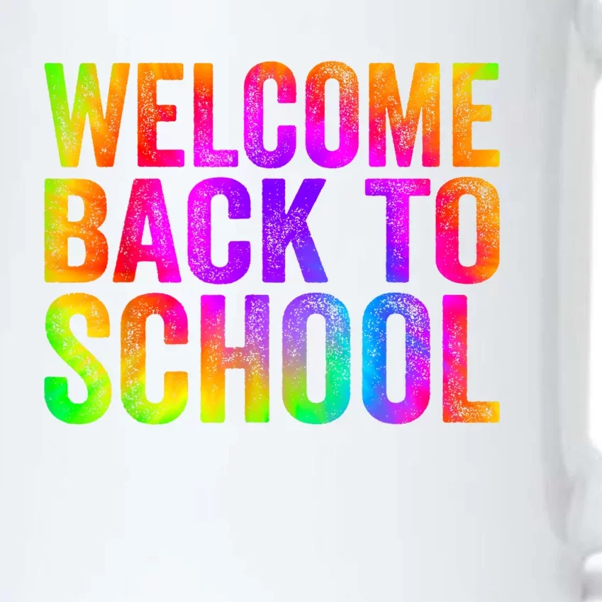 Welcome Back To School First Day Of School Teachers Kids Black Color Changing Mug