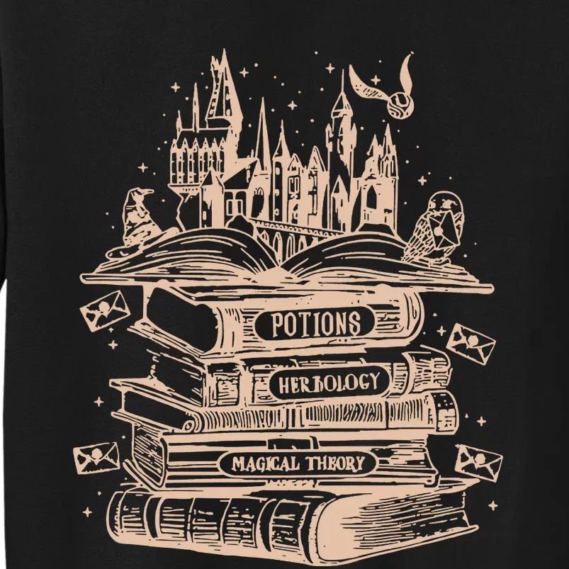 Wizard Bookshop Twosided Castle Book Sweatshirt