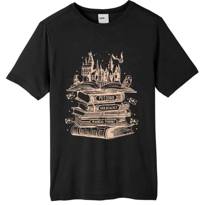 Wizard Bookshop Twosided Castle Book ChromaSoft Performance T-Shirt