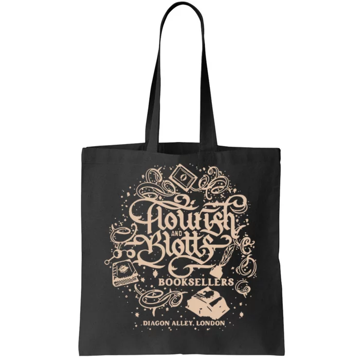 Wizard Bookshop Twosided Wizard Castle Book Tote Bag