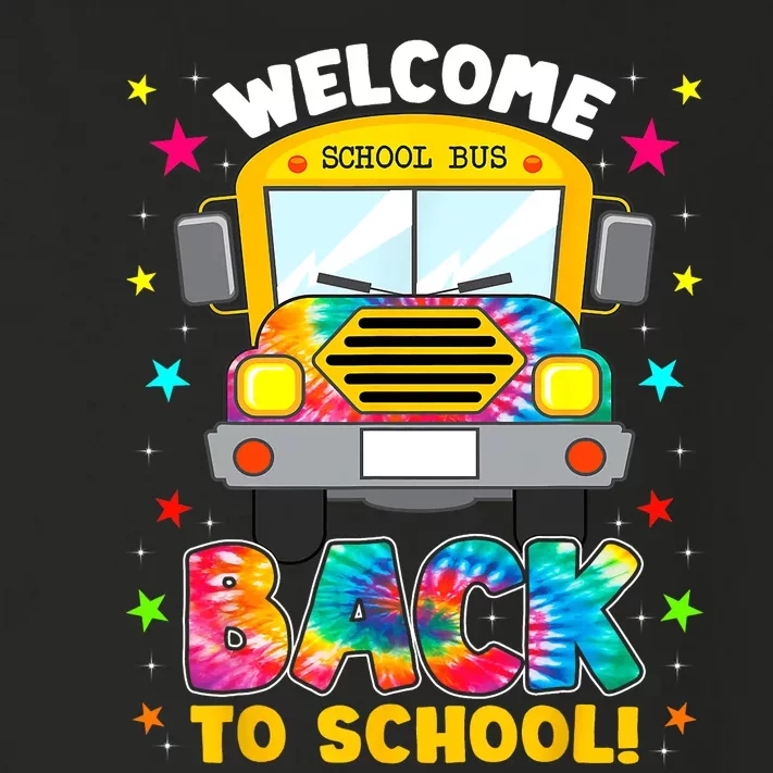 Welcome Back To School Funny Outfit School Bus Driver Toddler Long Sleeve Shirt