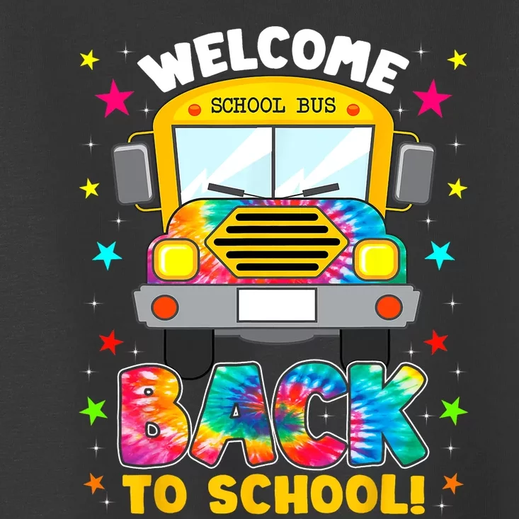 Welcome Back To School Funny Outfit School Bus Driver Toddler T-Shirt