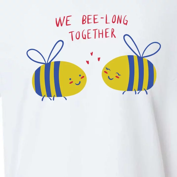 We Belong Together Cute Bee Sueded Cloud Jersey T-Shirt