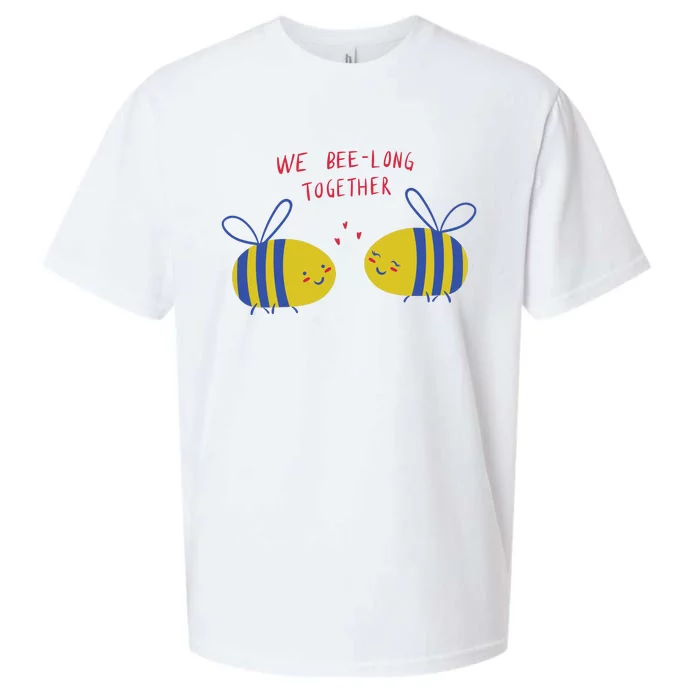 We Belong Together Cute Bee Sueded Cloud Jersey T-Shirt