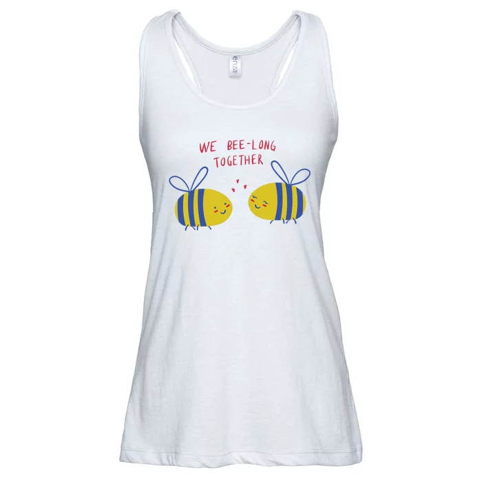 We Belong Together Cute Bee Ladies Essential Flowy Tank