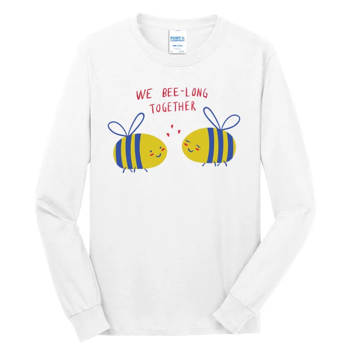 We Belong Together Cute Bee Tall Long Sleeve T-Shirt