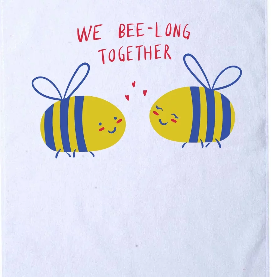 We Belong Together Cute Bee Platinum Collection Golf Towel