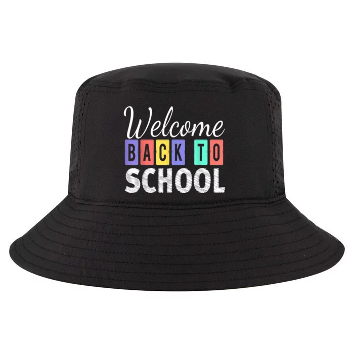 Welcome Back To School First Day Of School Teachers Kids Cool Comfort Performance Bucket Hat