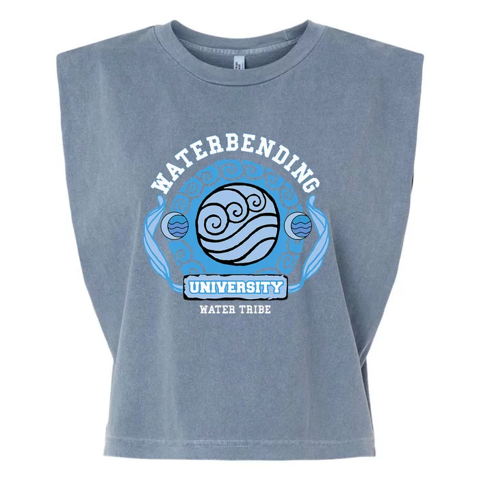 Water Bending University Logo Water Nation Garment-Dyed Women's Muscle Tee