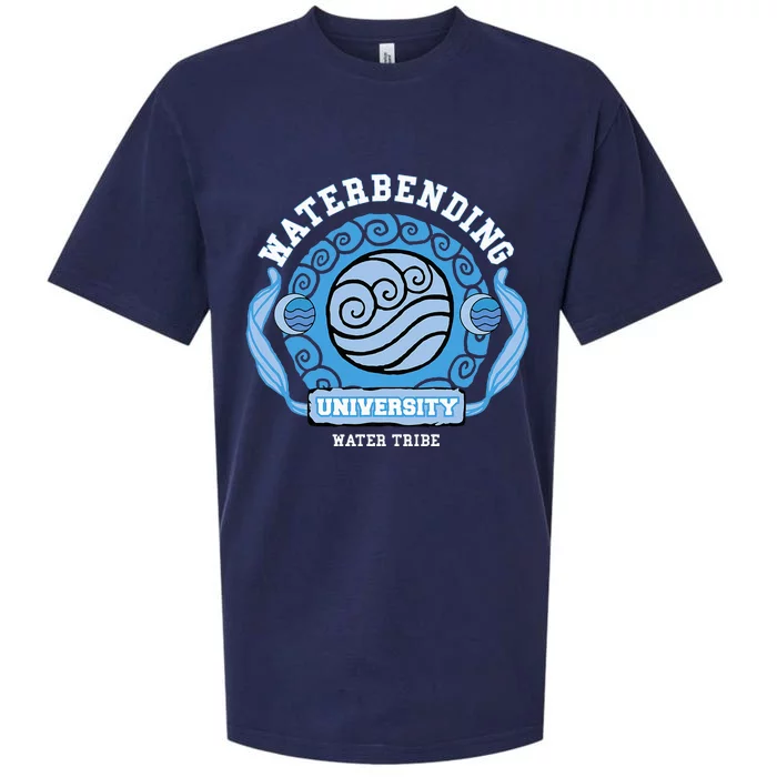 Water Bending University Logo Water Nation Sueded Cloud Jersey T-Shirt