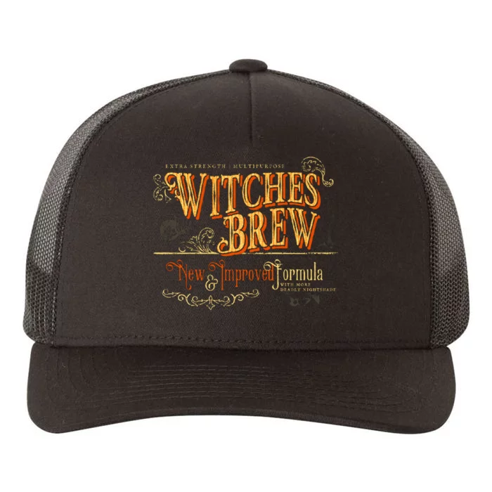 Witches Brew Vintage Halloween Movie Yupoong Adult 5-Panel Trucker Hat