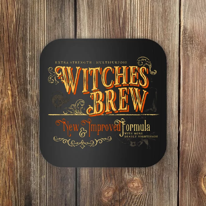 Witches Brew Vintage Halloween Movie Coaster