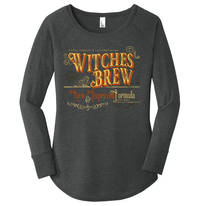 Witches Brew Vintage Halloween Movie Women's Perfect Tri Tunic Long Sleeve Shirt