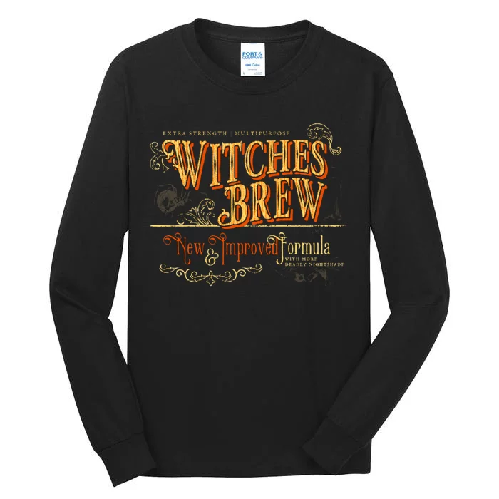 Witches Brew Vintage Halloween Movie Tall Long Sleeve T-Shirt