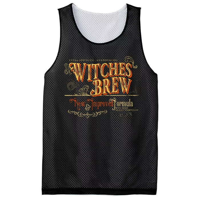 Witches Brew Vintage Halloween Movie Mesh Reversible Basketball Jersey Tank