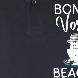 Wo's Bon Voyage Beaches Cruise Ship Graphic For Cruisers Softstyle Adult Sport Polo