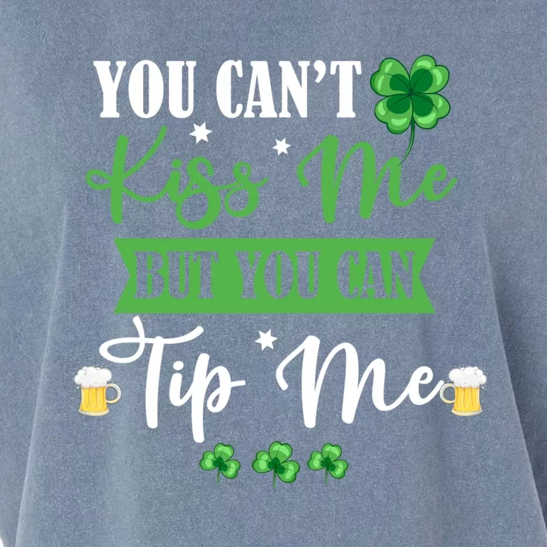 Waitress Bartender Waiter St Patrick's Day Lucky Shamrock Gift Garment-Dyed Women's Muscle Tee