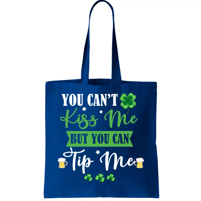 Waitress Bartender Waiter St Patrick's Day Lucky Shamrock Funny Gift Tote Bag