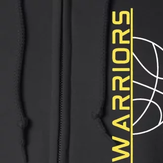 Warriors Basketball Full Zip Hoodie