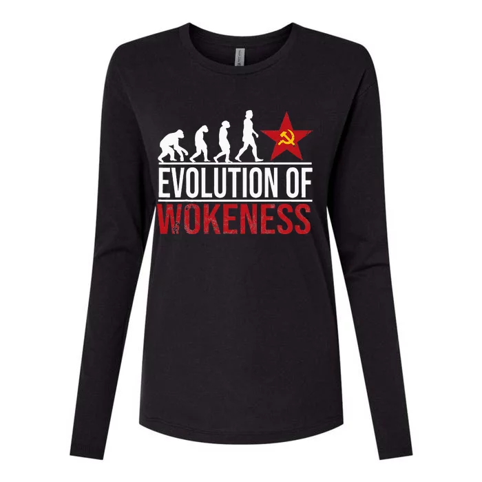 Wokeness Breeds Weakness Womens Cotton Relaxed Long Sleeve T-Shirt