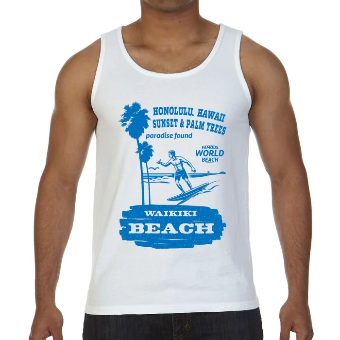 Waikiki Beach Comfort Colors® Tank Top