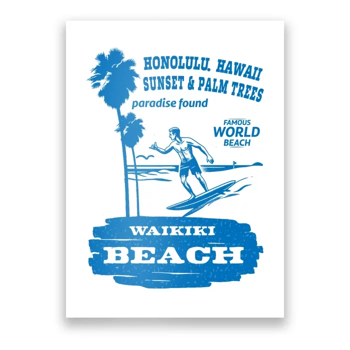 Waikiki Beach Poster