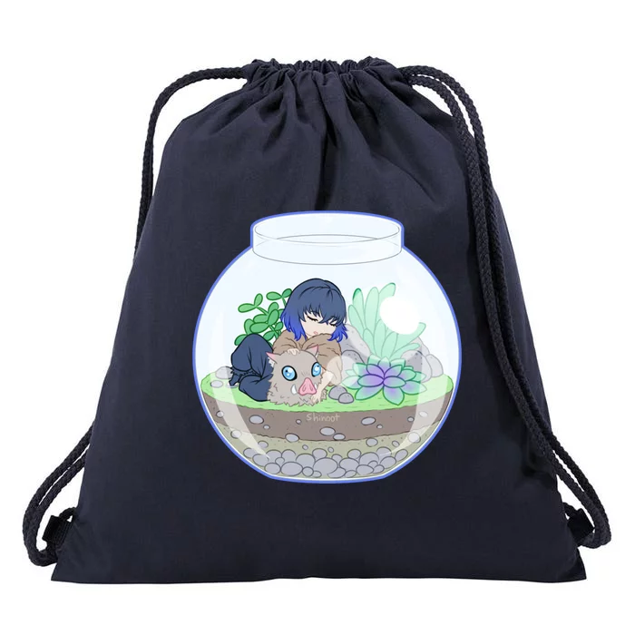 Wild Boar Drawstring Bag