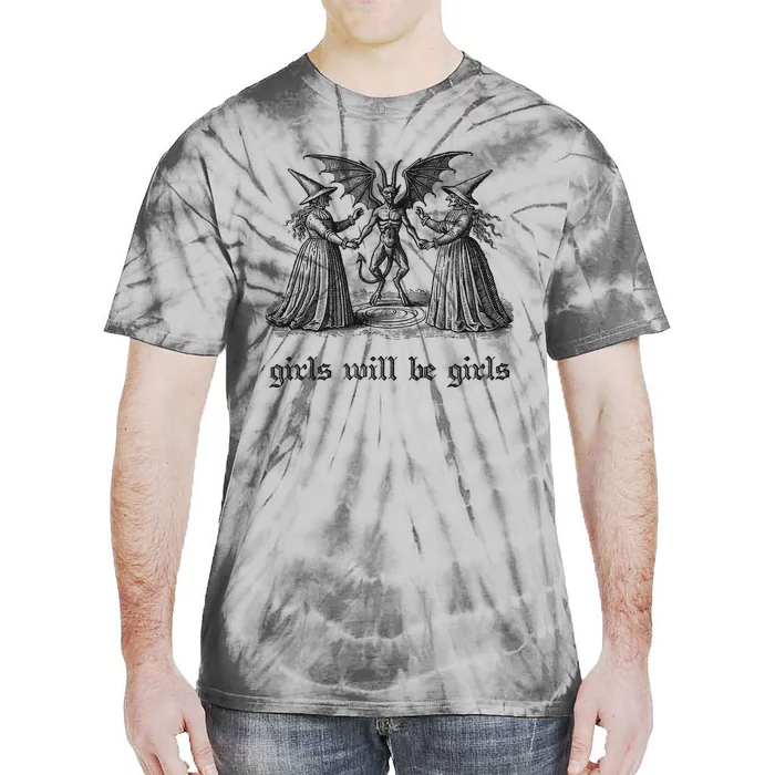 Will Be Witch Vintage Halloween Tie-Dye T-Shirt