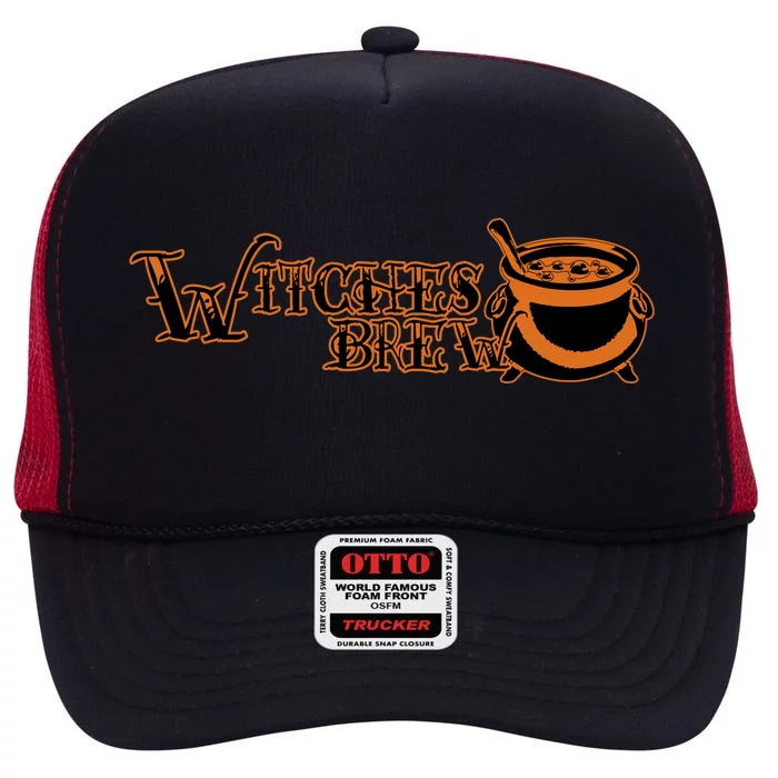 Witches Brew High Crown Mesh Trucker Hat