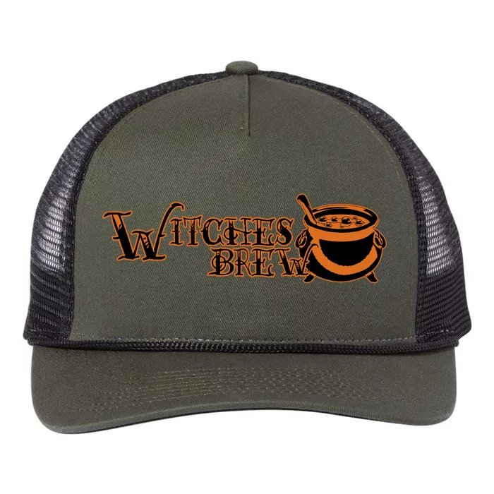 Witches Brew Retro Rope Trucker Hat Cap