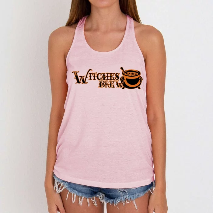 Witches Brew Women's Knotted Racerback Tank