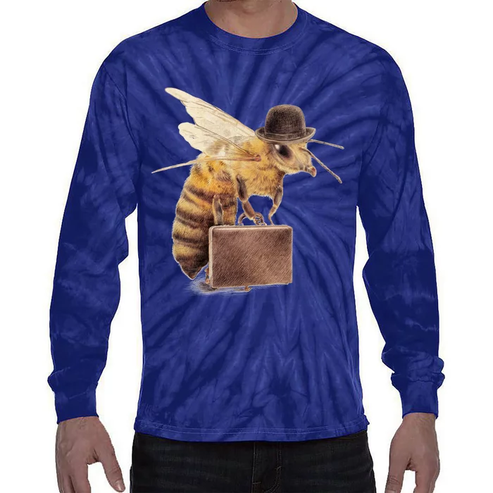 Worker Bee Tie-Dye Long Sleeve Shirt