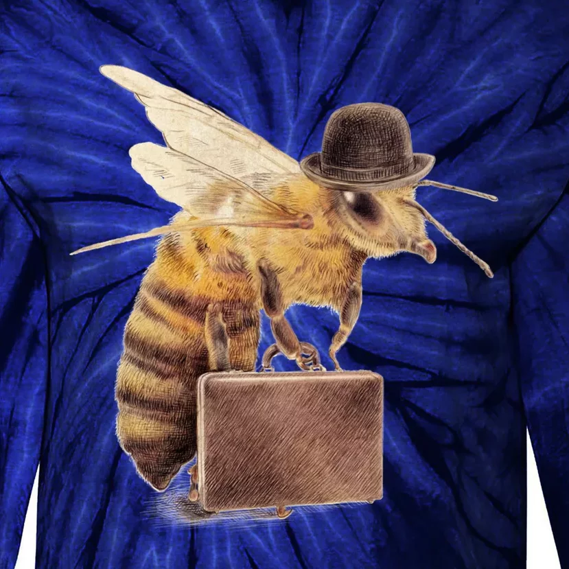 Worker Bee Tie-Dye Long Sleeve Shirt