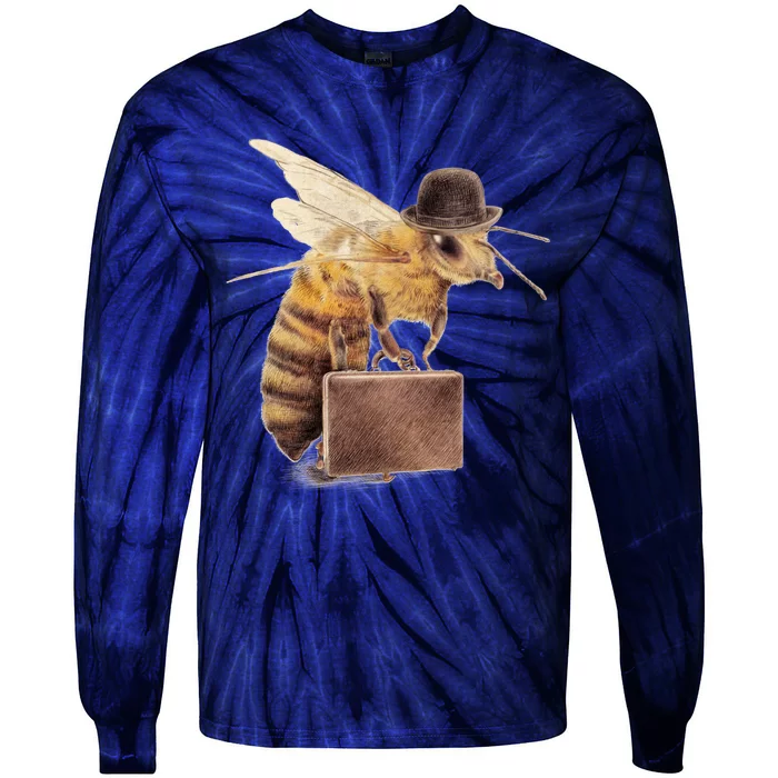 Worker Bee Tie-Dye Long Sleeve Shirt