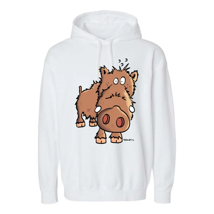 Wild Boar Garment-Dyed Fleece Hoodie