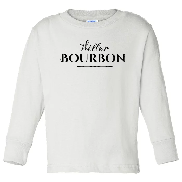 Weller Bourbon Whiskey Kentucky Distillery Trail Toddler Long Sleeve Shirt