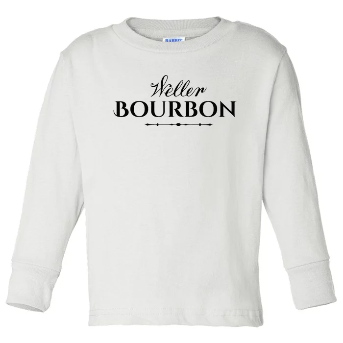 Weller Bourbon Whiskey Kentucky Distillery Trail Toddler Long Sleeve Shirt