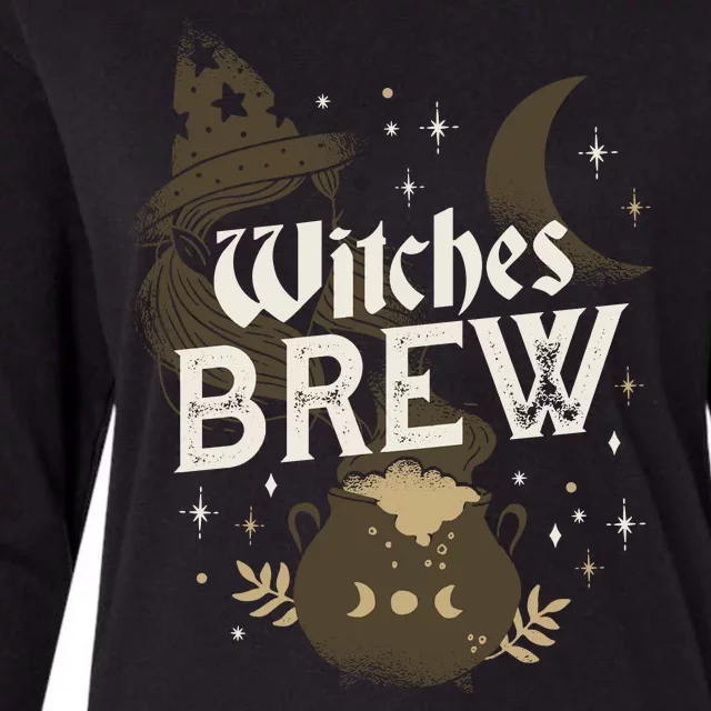 Witches Brew Womens Cotton Relaxed Long Sleeve T-Shirt