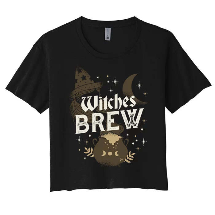 Witches Brew Women's Crop Top Tee