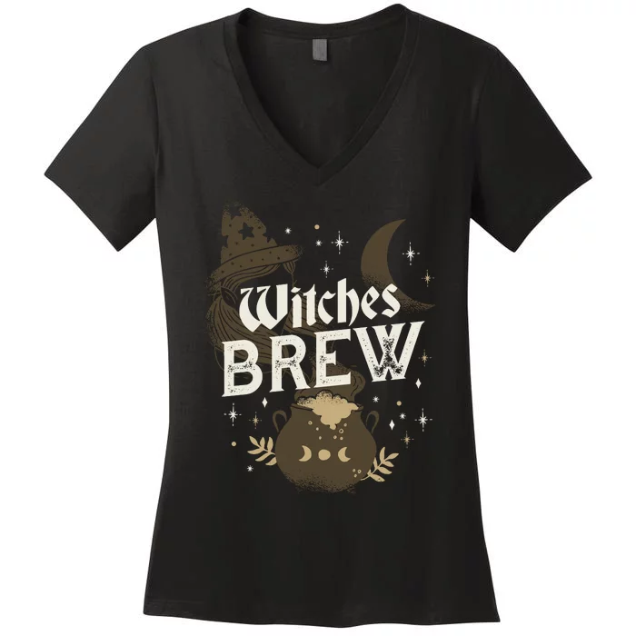 Witches Brew Women's V-Neck T-Shirt