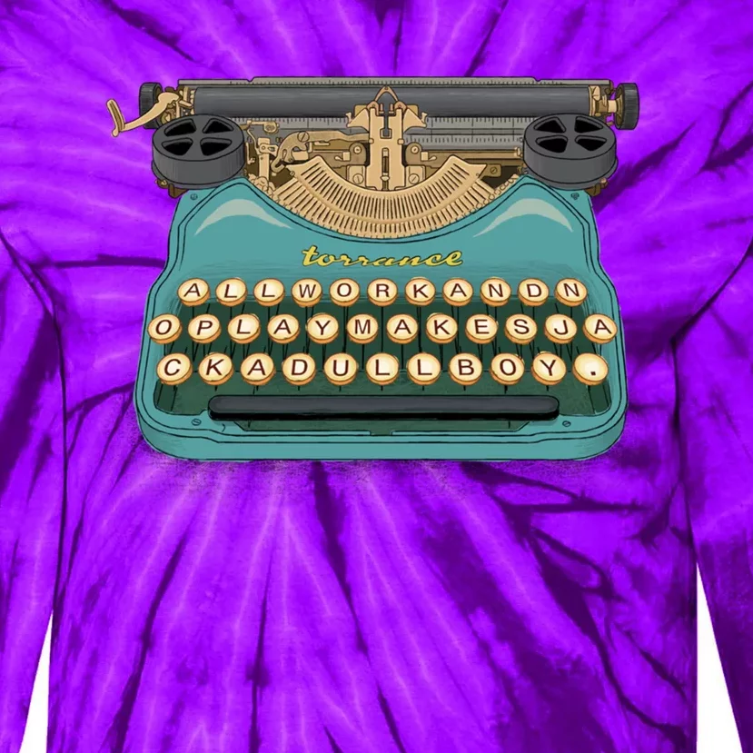 Writer&X27;S Block Tie-Dye Long Sleeve Shirt