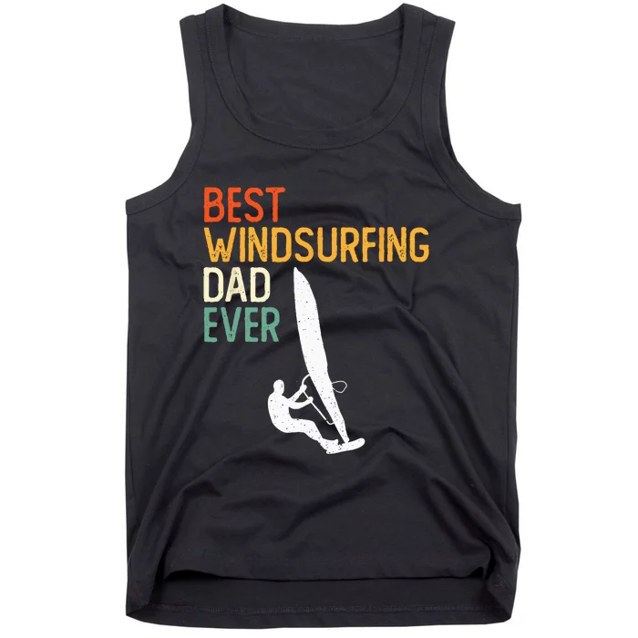 Windsurfing Board Windsurfer Father Windsurf Surfing Dad Tank Top