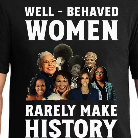 Well Behaved Women Rarely Make History Kamala Harris 2024 Pajama Set