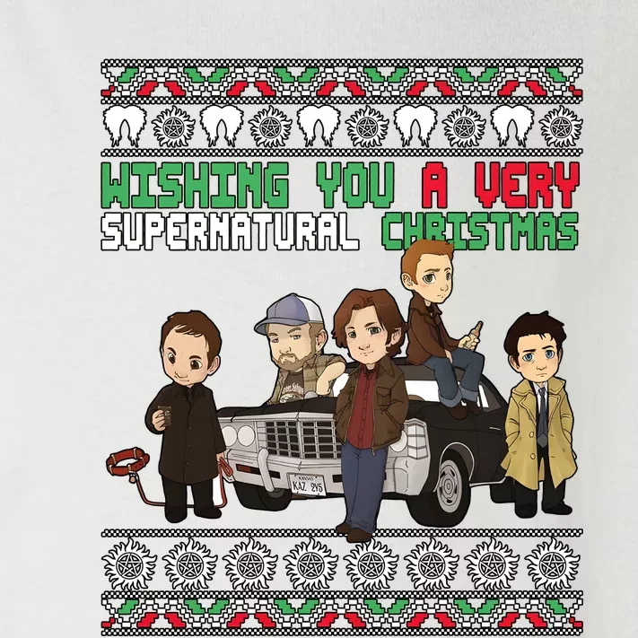 Winchesters Brothers Wishing You A Very Supernatural Christmas Toddler Long Sleeve Shirt