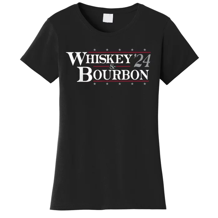 Whiskey Bourbon Whiskey 24 And Bourbon Funny Gift Women's T-Shirt